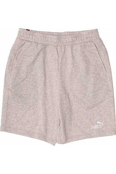 Puma Pánské bavlněné teplákové kraťasy sportovní volnočasové s kapsami šedé Vel. L | Puma | obrázek 2