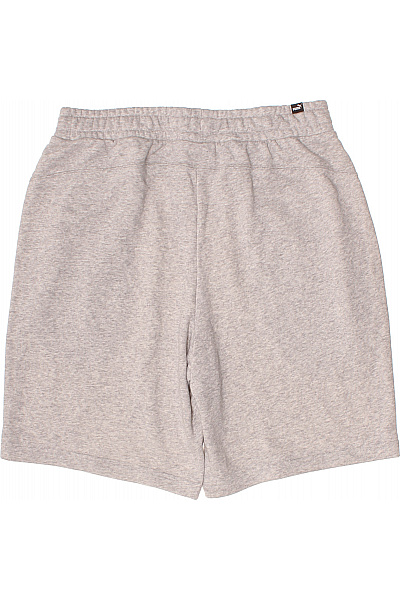 Puma Pánské bavlněné teplákové kraťasy sportovní volnočasové s kapsami šedé Vel. L | Puma | obrázek 3