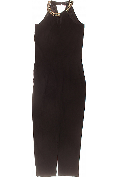 Esprit černý overal bez rukávů s kamínky Velikost 34 | Esprit | obrázek 2