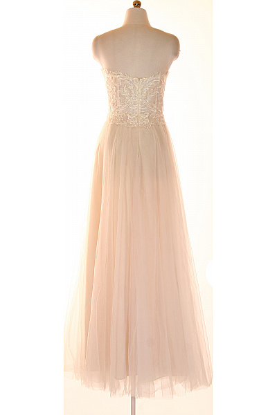 Magic Bride Dlouhé svatební šaty tyl krajkové korzetové béžové Vel. DE 44 | Magic Bride | obrázek 2