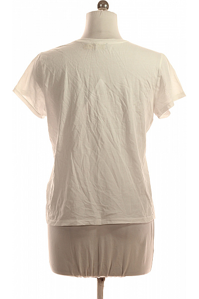 Ralph Lauren Dámské bavlněné tričko s krátkým rukávem a výšivkou basic bílé Velikost L | Ralph Lauren | obrázek 2