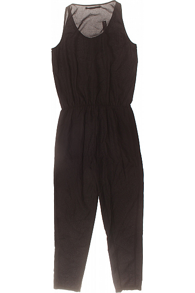 ZARA černé dámské overaly bez rukávů s potiskem Vel. S | ZARA | obrázek 3