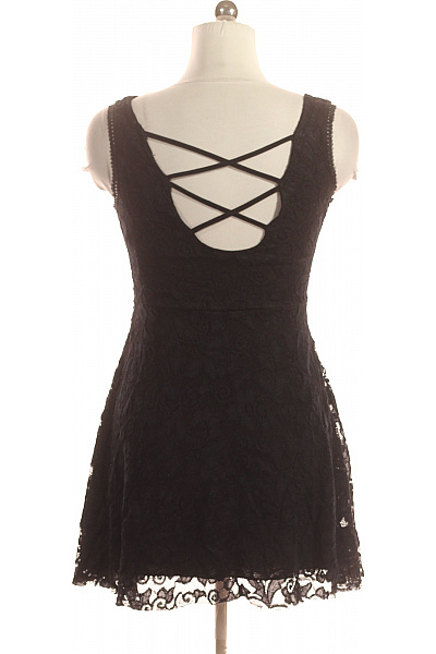 ZAUBERSTERN Dámské krajkové šaty bez rukávů černé mini Velikost M | ZAUBERSTERN | obrázek 2