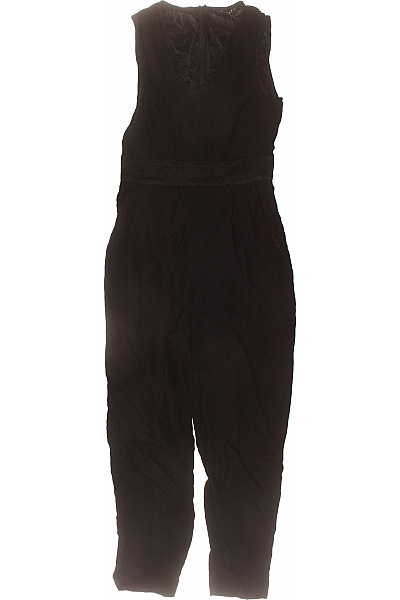 SISLEY dámský černý overal bez rukávů viskózový elegantní Velikost 42 | SISLEY | obrázek 2