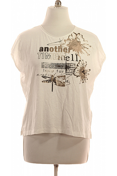 Le Comte Dámské tričko bez rukávů s potiskem a nápisem Vel. DE 46 | Le Comte | obrázek 2