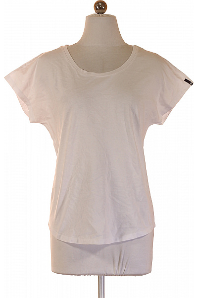 True Religion Dámské Tričko S Krátkým Rukávem Bílé Bavlněné Basic Vel. XS