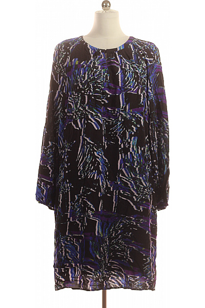 COMMA dámské šaty s dlouhým rukávem barevné volnočasové Vel. 46 | COMMA | obrázek 2