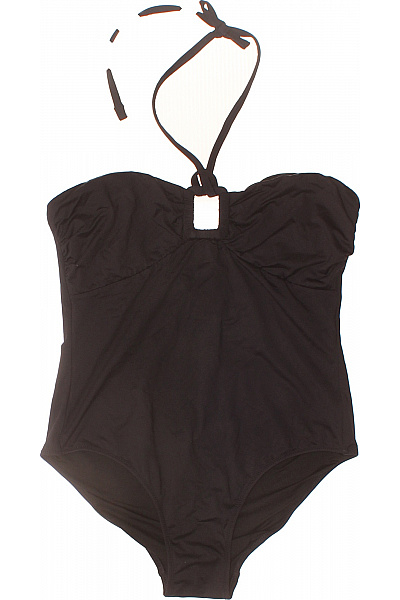 černé jednodílné plavky s ozdobným kroužkem Vel. M | Unimoda | obrázek 2