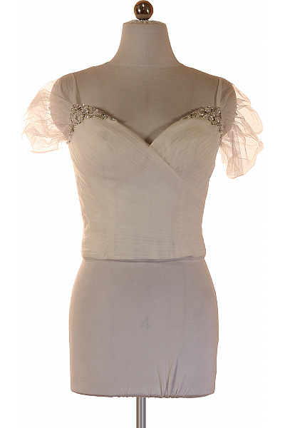 Dámské korzet bílé tyl Velikost 36 | Unimoda | obrázek 2