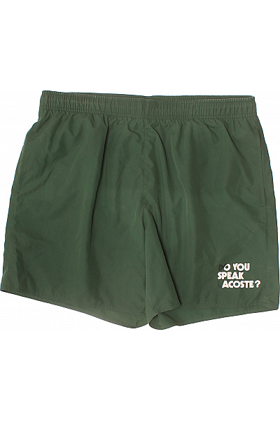 LACOSTE kraťasy zelené volnočasové s potiskem Vel. L | LACOSTE | obrázek 2