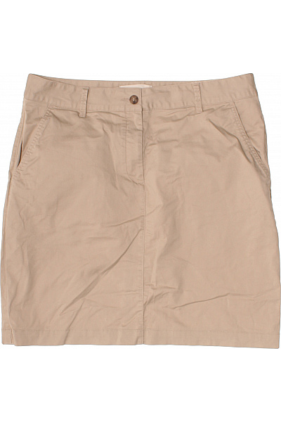 GANT Dámská béžová sukně s kapsami ke kolenům rovná Velikost 42 | GANT | obrázek 2