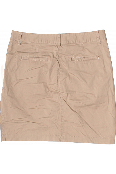 GANT Dámská béžová sukně s kapsami ke kolenům rovná Velikost 42 | GANT | obrázek 3