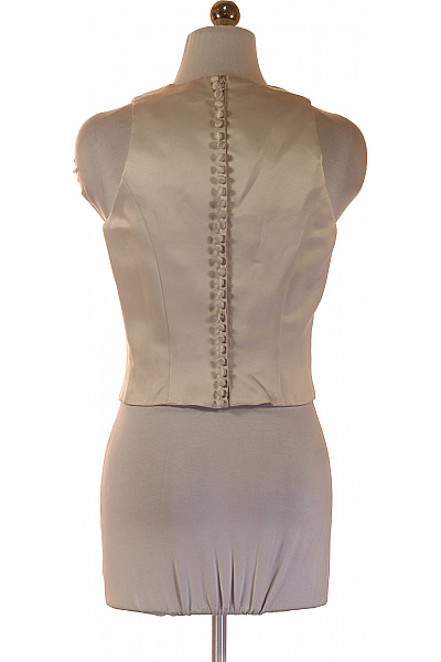 Korzet saténový V-výstřih elegantní společenský Velikost 36 | Unimoda | obrázek 3