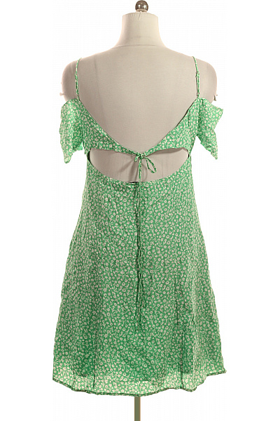 Calvin Klein dámské šaty krátké květované zelené letní volnočasové na ramínka Velikost XL | Calvin Klein | obrázek 3