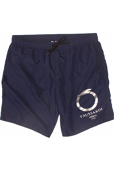 Trussardi pánské modré plavecké kraťasy s potiskem Velikost XXL | Trussardi | obrázek 2