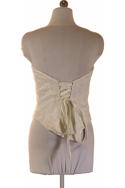 Dámské prádlo korzet bílý vzorovaný polyesterový Vel. 36 | Unimoda | obrázek 3