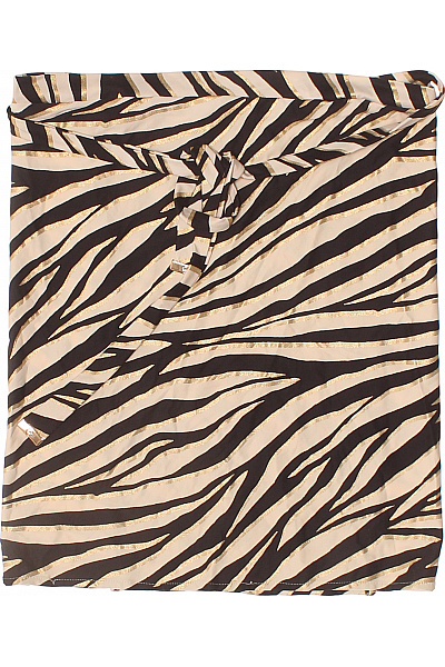 MICHAEL KORS Dámská zavinovací sukně s potiskem zebra béžová Velikost S | MICHAEL KORS | obrázek 3