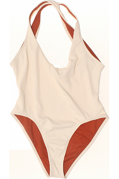 Nike Dámské Jednodílné Plavky Za Krk žebrované Dvoubarevné Moderní Vel. XL