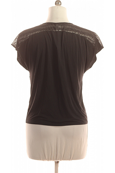 Calvin Klein Dámské černé tričko s krátkým rukávem a kulatým výstřihem Velikost M | Calvin Klein | obrázek 2