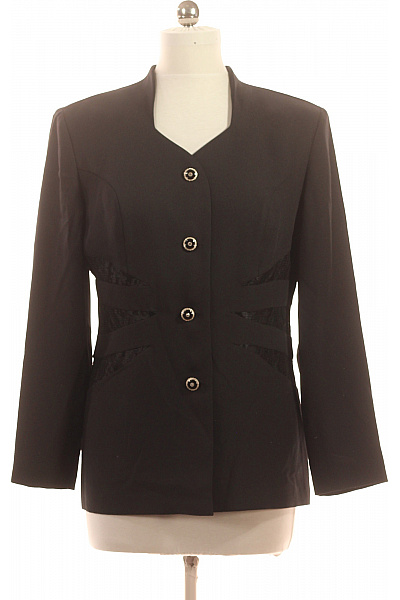 Joseph Ribkoff Dámské černé elegantní s krajkou saka Vel. 42 | Joseph Ribkoff | obrázek 2