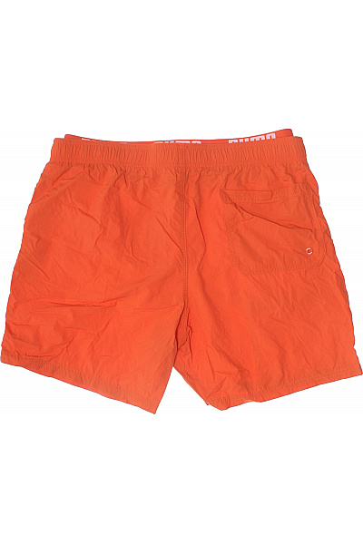 Puma Pánské oranžové plavecké kraťasy s kapsami a potiskem Velikost XL | Puma | obrázek 3