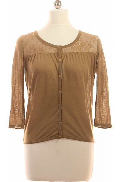 VILA Dámský propínací kardigan s krajkou a dlouhým rukávem Velikost M | VILA | obrázek 2