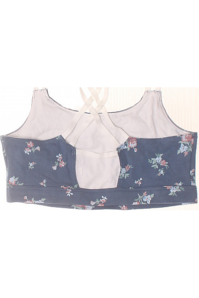 Dívčí bavlněné plavky modré květinové | Unimoda | obrázek 2