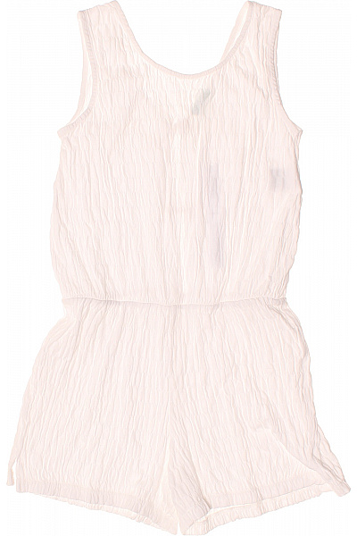 dámský bílý bavlněný overal bez rukávů letní Vel. XS | Unimoda | obrázek 2