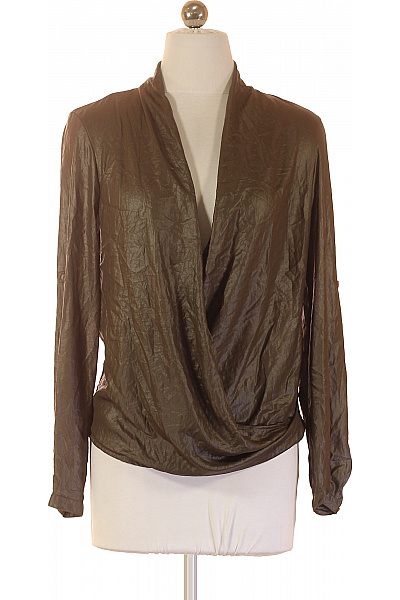 IKKS Hnědá zavinovací halenka s dlouhým rukávem Velikost 36 | IKKS | obrázek 2