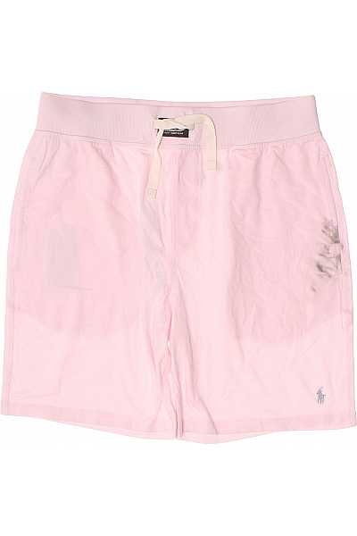 Ralph Lauren Dámské Růžové Kraťasy Volnočasové S Gumou V Pase Velikost M