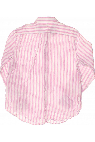 Ralph Lauren Pánská košile s dlouhým rukávem růžová pruhovaná ležérní Vel. L | Ralph Lauren | obrázek 3