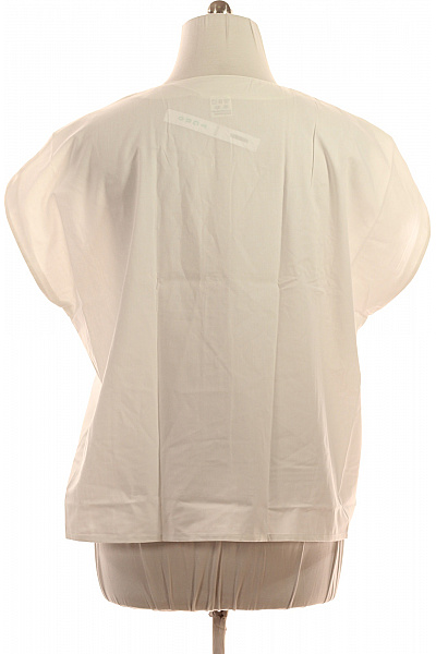 dámská bílá košile s krátkým rukávem ležérní Vel. 52 | Unimoda | obrázek 3