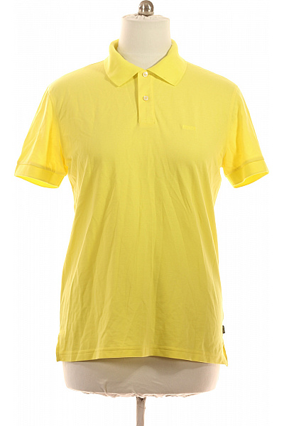 Hugo Boss Pánské žluté polo tričko s krátkým rukávem a límečkem Vel. XL | Hugo Boss | obrázek 2