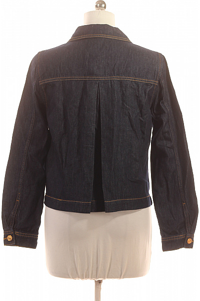 MORE & MORE Dámská bavlněná džínová bunda tmavě modrá krátká elegantní Vel. EU 38 | MORE & MORE | obrázek 2