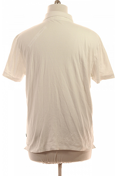 Hugo Boss Pánské bavlněné polo tričko s krátkým rukávem a límečkem bílé jednobarevné basic Velikost XXXL | Hugo Boss | obrázek 3