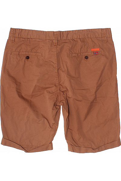 Norway Pánské bavlněné kraťasy volnočasové hnědé s kapsami Vel. XL | Norway | obrázek 2