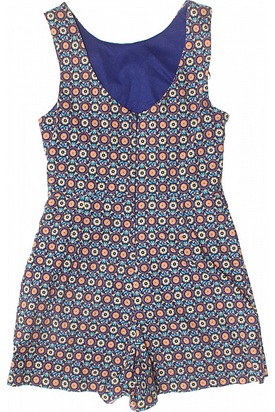 ZARA dámský overal bez rukávů barevný bavlněný letní Vel. M | ZARA | obrázek 3