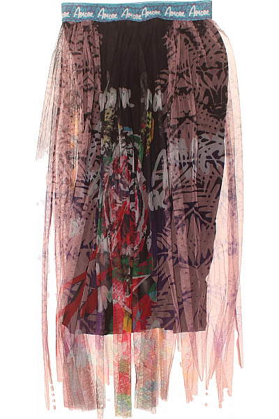 miss goodlife Dámská tygrovaná sukně s potiskem a průsvitnou vrstvou Vel. L | miss goodlife | obrázek 2