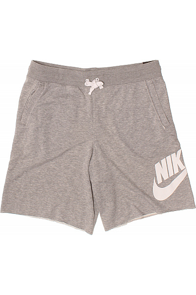Nike Pánské Teplákové Kraťasy S Potiskem Volnočasové Krátké Bavlněné Vel. L