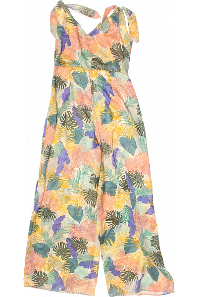 ZARA barevný květinový overal bez rukávů letní Velikost M | ZARA | obrázek 2