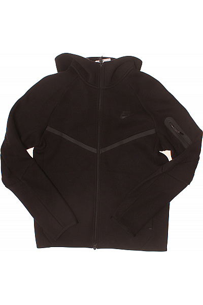 Nike pánská černá mikina s kapucí na zip streetwear Velikost S | Nike | obrázek 2