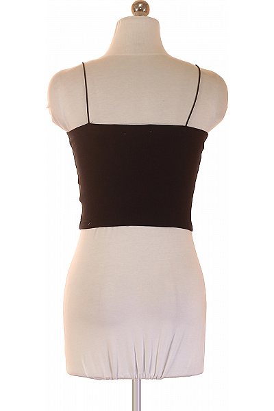 Sublevel dámské černé tílko bez rukávů crop top basic Velikost L | Sublevel | obrázek 3