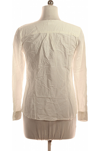 Seidensticker Dámská bílá halenka s dlouhým rukávem a výstřihem do V Vel. 38 | Seidensticker | obrázek 2