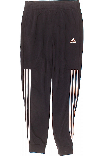 ADIDAS chlapecké tepláky bavlněné černé Vel. 13/14 let | ADIDAS | obrázek 2