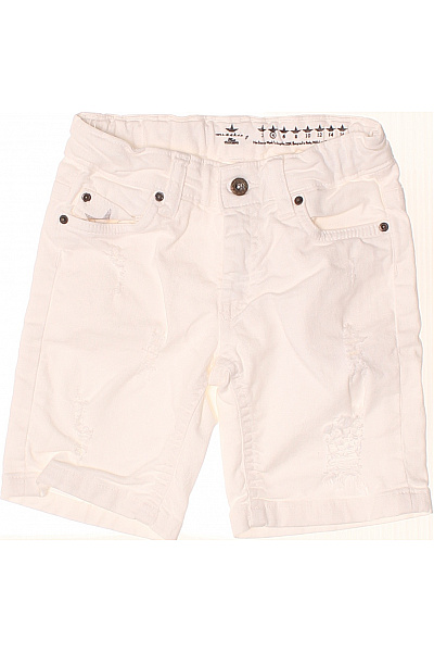 Dívčí bílé kraťasy s dírami Velikost 4 ROKY | Unimoda | obrázek 2