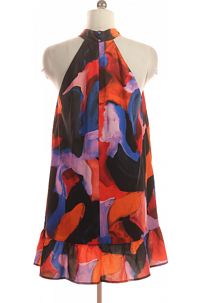 French Connection šaty bez rukávů barevné letní volnočasové mini Vel. L | French Connection | obrázek 2