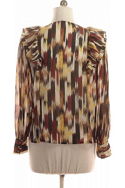 s.OLIVER Dámská košile s dlouhým rukávem vzorovaná volná ležérní Vel. 40 | s.OLIVER | obrázek 3