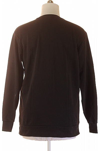 ADIDAS Pánská černá mikina přes hlavu s potiskem Vel. XXL | ADIDAS | obrázek 2