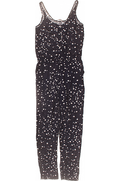 ZARA dámský černý overal bez rukávů s hvězdami Vel. S | ZARA | obrázek 2