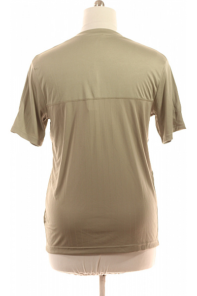 ADIDAS Pánské tričko krátký rukáv sportovní khaki s potiskem Vel. M | ADIDAS | obrázek 2